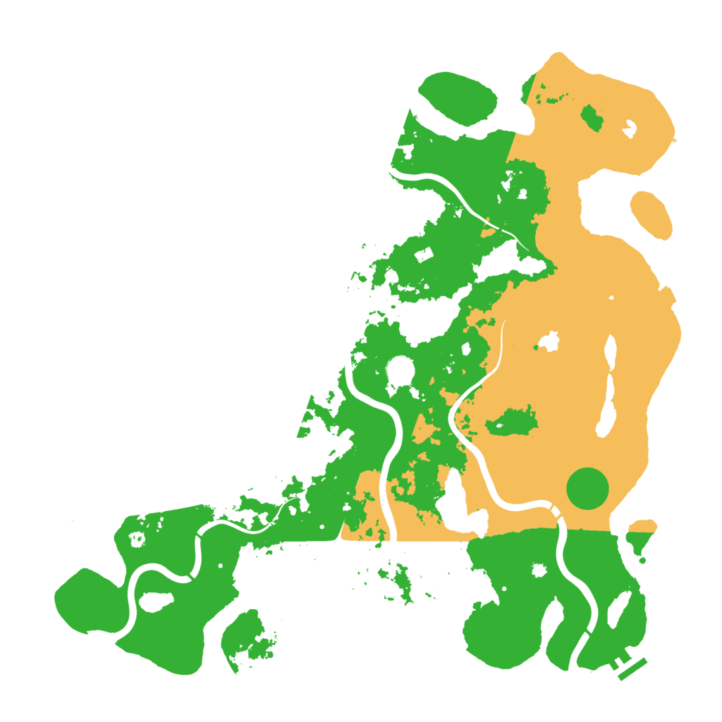 Biome Rust Map: Procedural Map, Size: 4500, Seed: 2101858383
