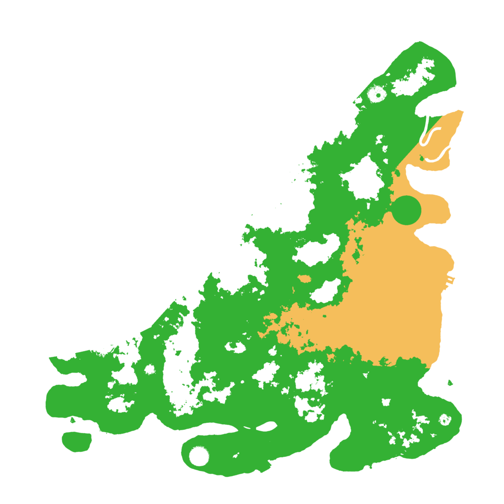 Biome Rust Map: Procedural Map, Size: 4500, Seed: 878045779