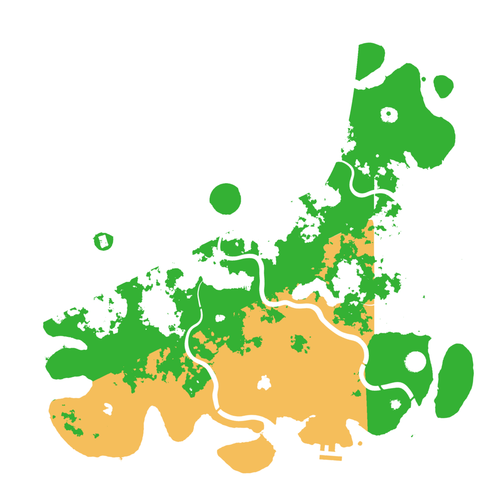 Biome Rust Map: Procedural Map, Size: 4500, Seed: 2057459458