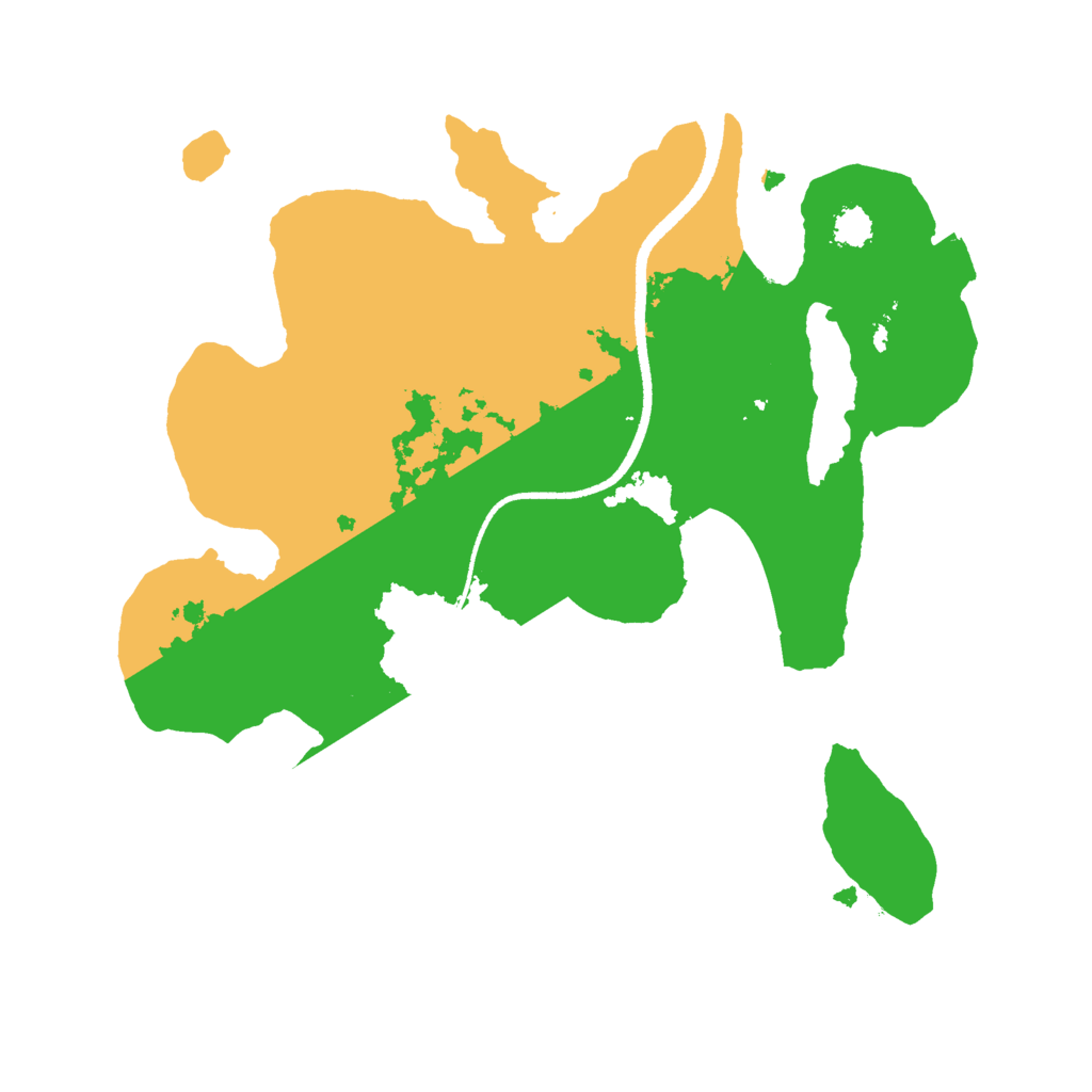 Biome Rust Map: Procedural Map, Size: 2500, Seed: 780315244