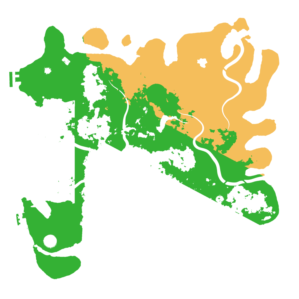Biome Rust Map: Procedural Map, Size: 4000, Seed: 291291595