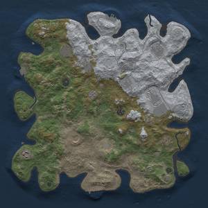 Thumbnail Rust Map: Procedural Map, Size: 4000, Seed: 1955554003, 18 Monuments