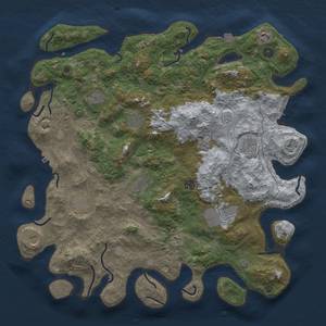 Thumbnail Rust Map: Procedural Map, Size: 4500, Seed: 1323014471, 19 Monuments