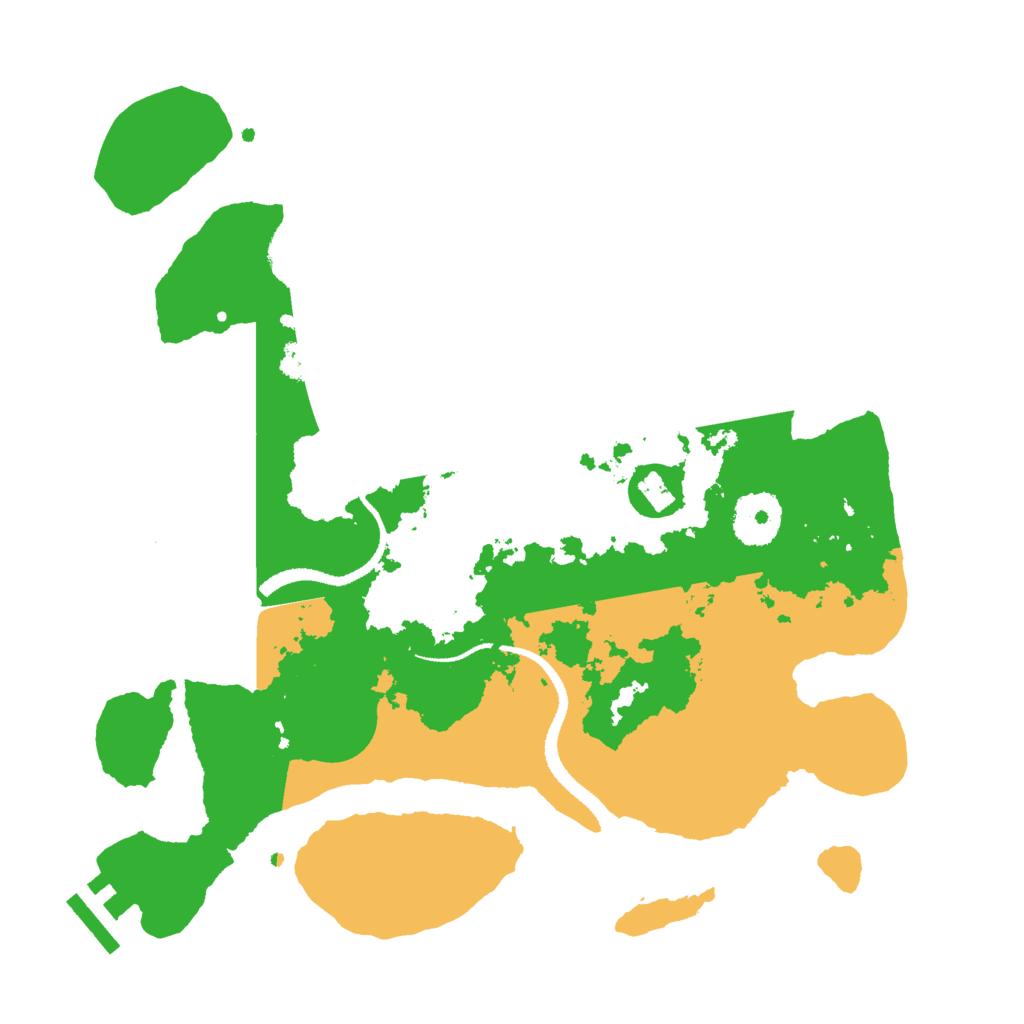 Biome Rust Map: Procedural Map, Size: 3000, Seed: 55877