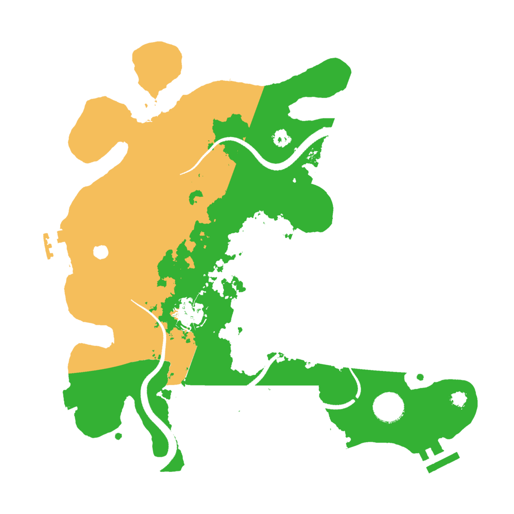 Biome Rust Map: Procedural Map, Size: 3000, Seed: 239124