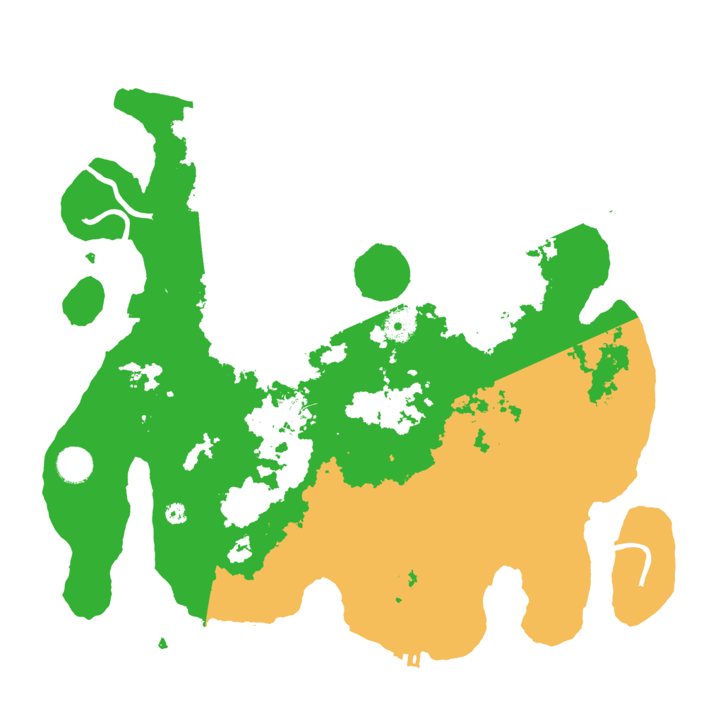 Biome Rust Map: Procedural Map, Size: 3500, Seed: 987321