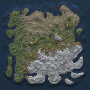 Thumbnail Rust Map: Procedural Map, Size: 4250, Seed: 1698413307, 19 Monuments