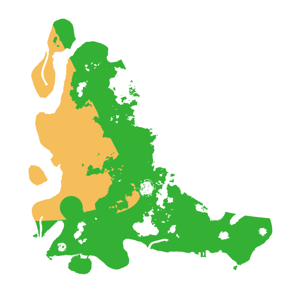 Biome Rust Map: Procedural Map, Size: 3500, Seed: 822044585