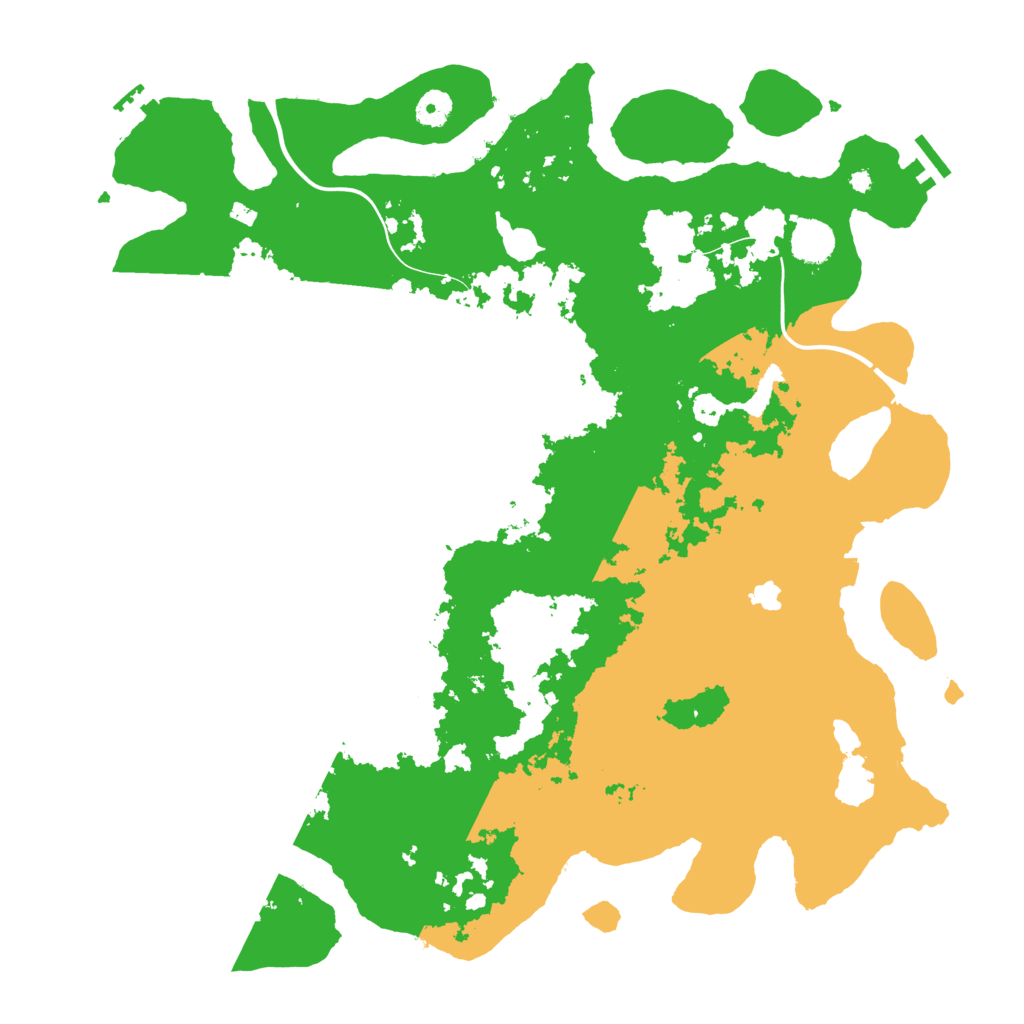 Biome Rust Map: Procedural Map, Size: 4250, Seed: 94882851