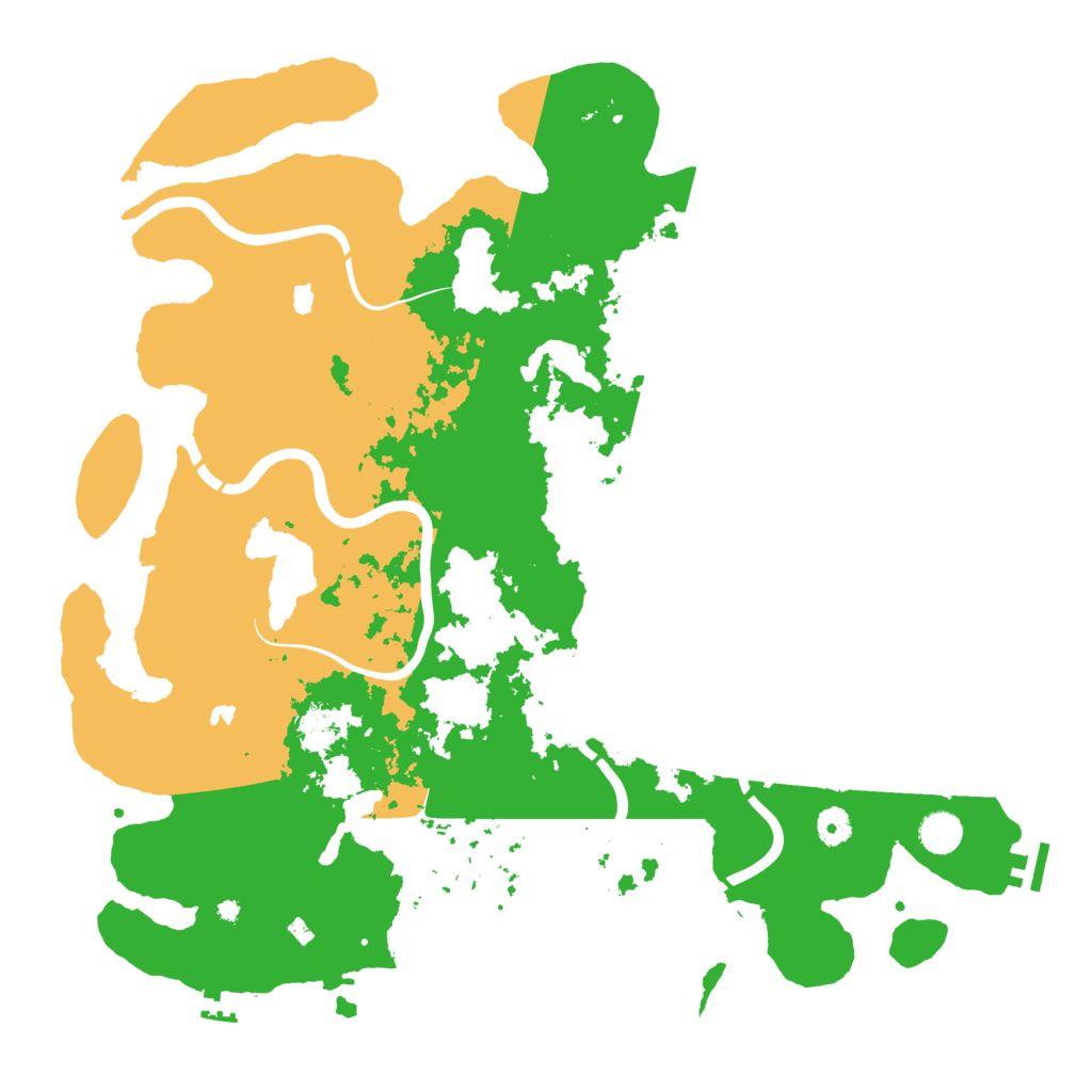 Biome Rust Map: Procedural Map, Size: 4500, Seed: 15445