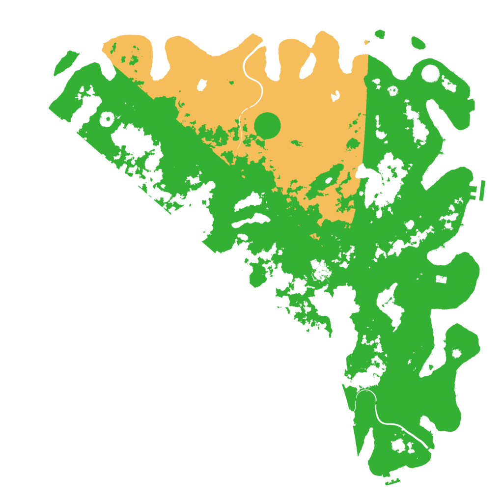 Biome Rust Map: Procedural Map, Size: 5000, Seed: 1846281225