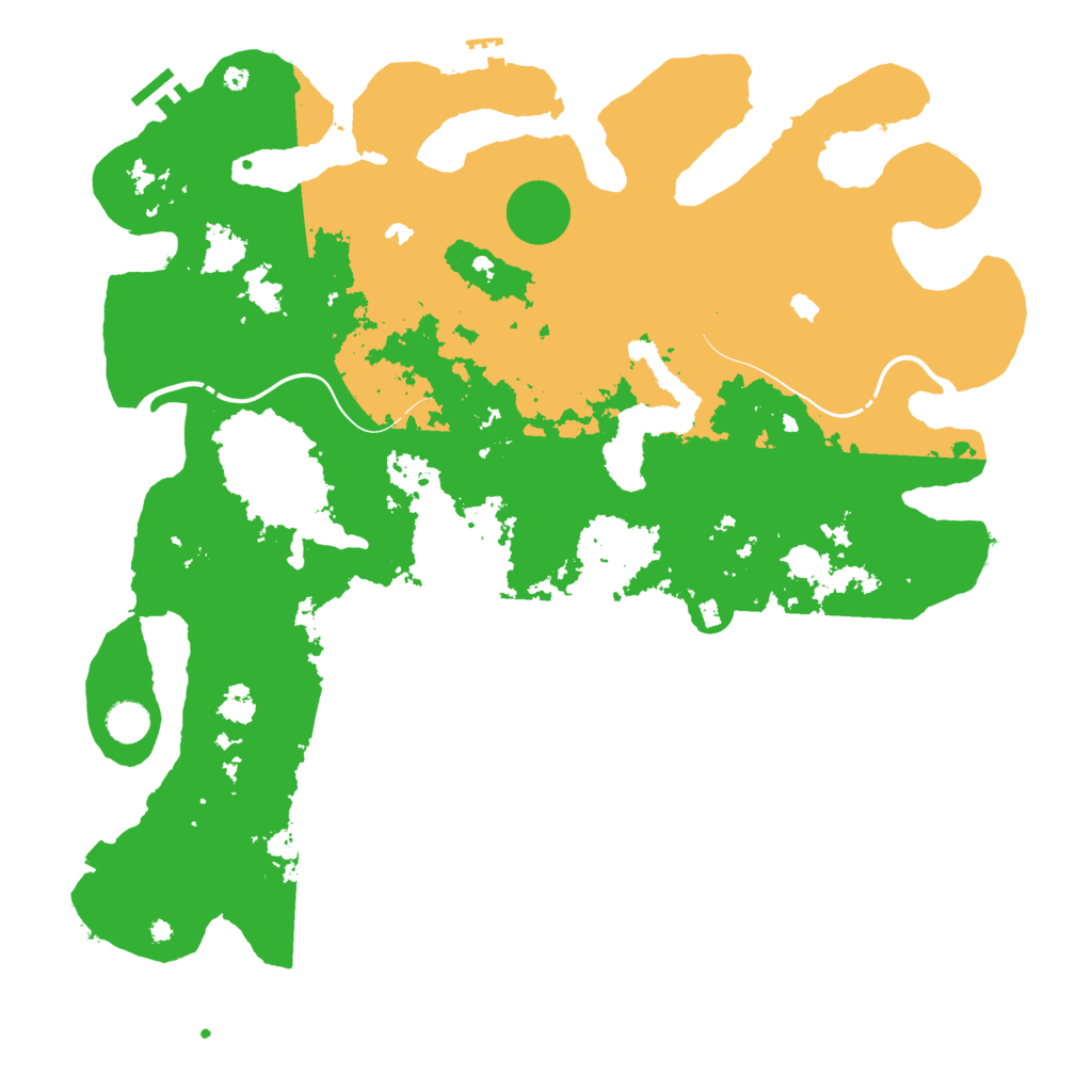 Biome Rust Map: Procedural Map, Size: 4500, Seed: 651736050
