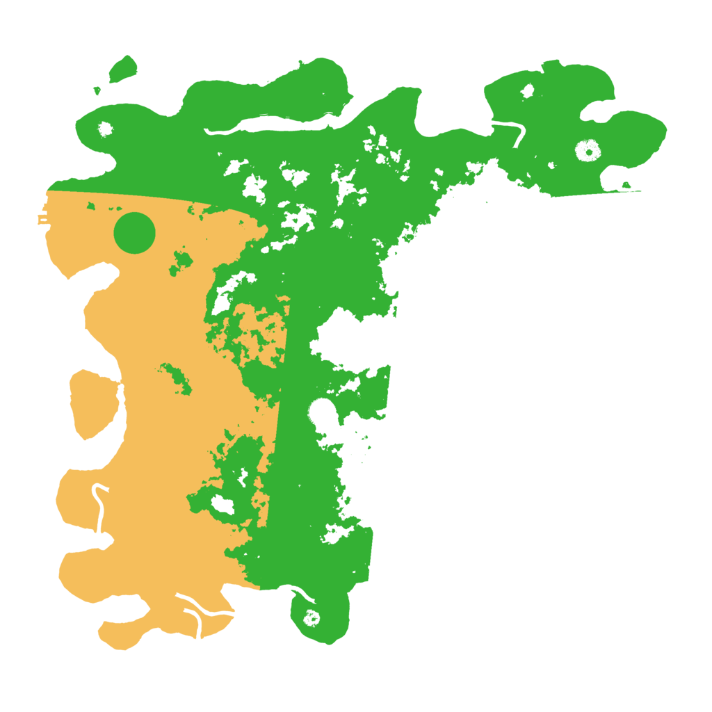 Biome Rust Map: Procedural Map, Size: 4500, Seed: 1661679141