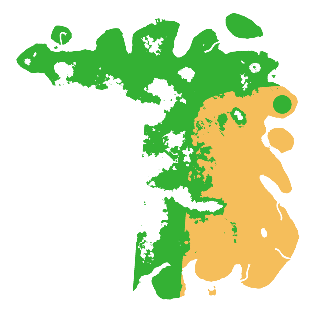 Biome Rust Map: Procedural Map, Size: 4500, Seed: 348419524