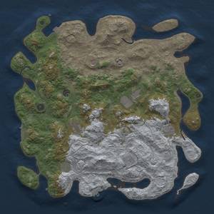 Thumbnail Rust Map: Procedural Map, Size: 4500, Seed: 1907746706, 18 Monuments