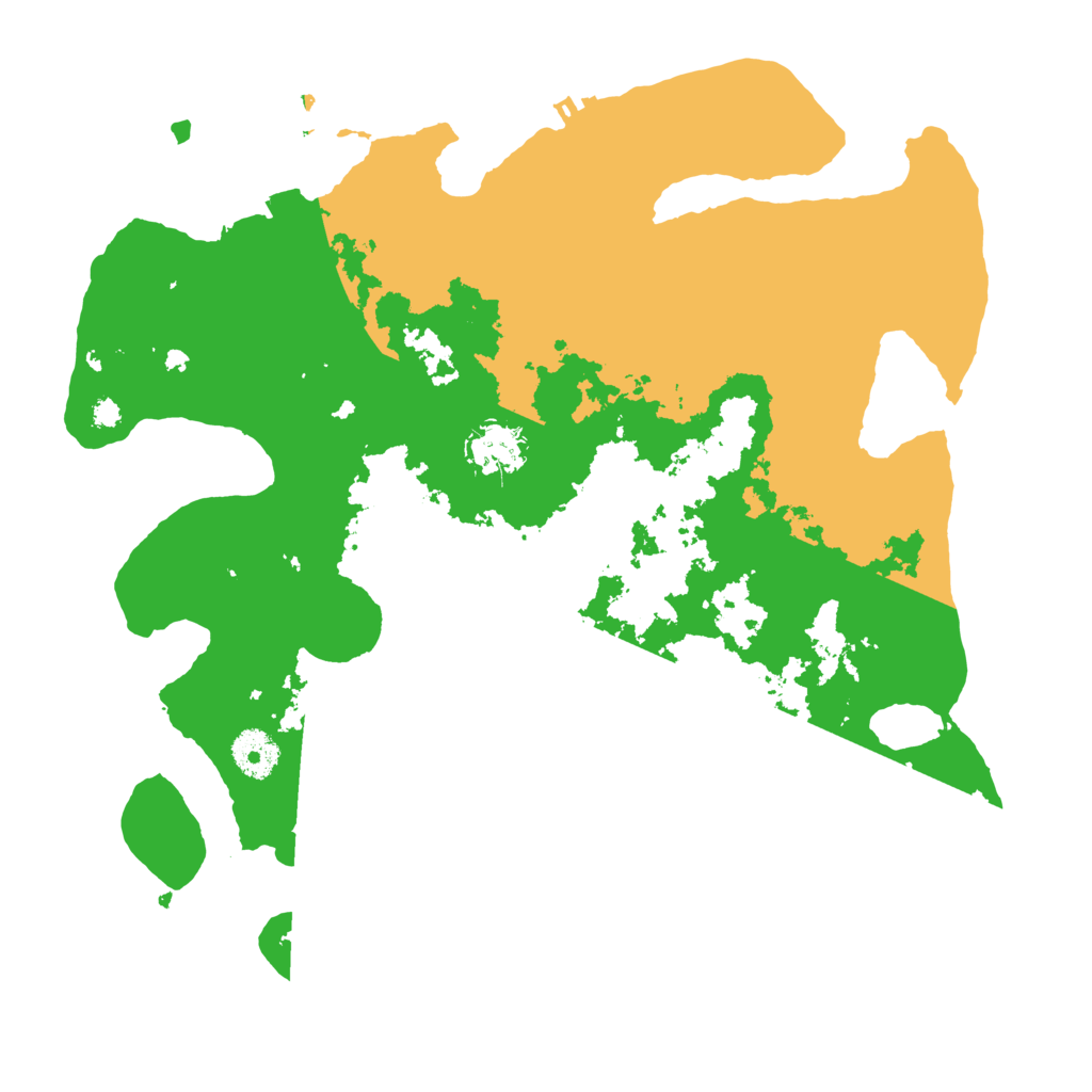 Biome Rust Map: Procedural Map, Size: 3500, Seed: 231390963