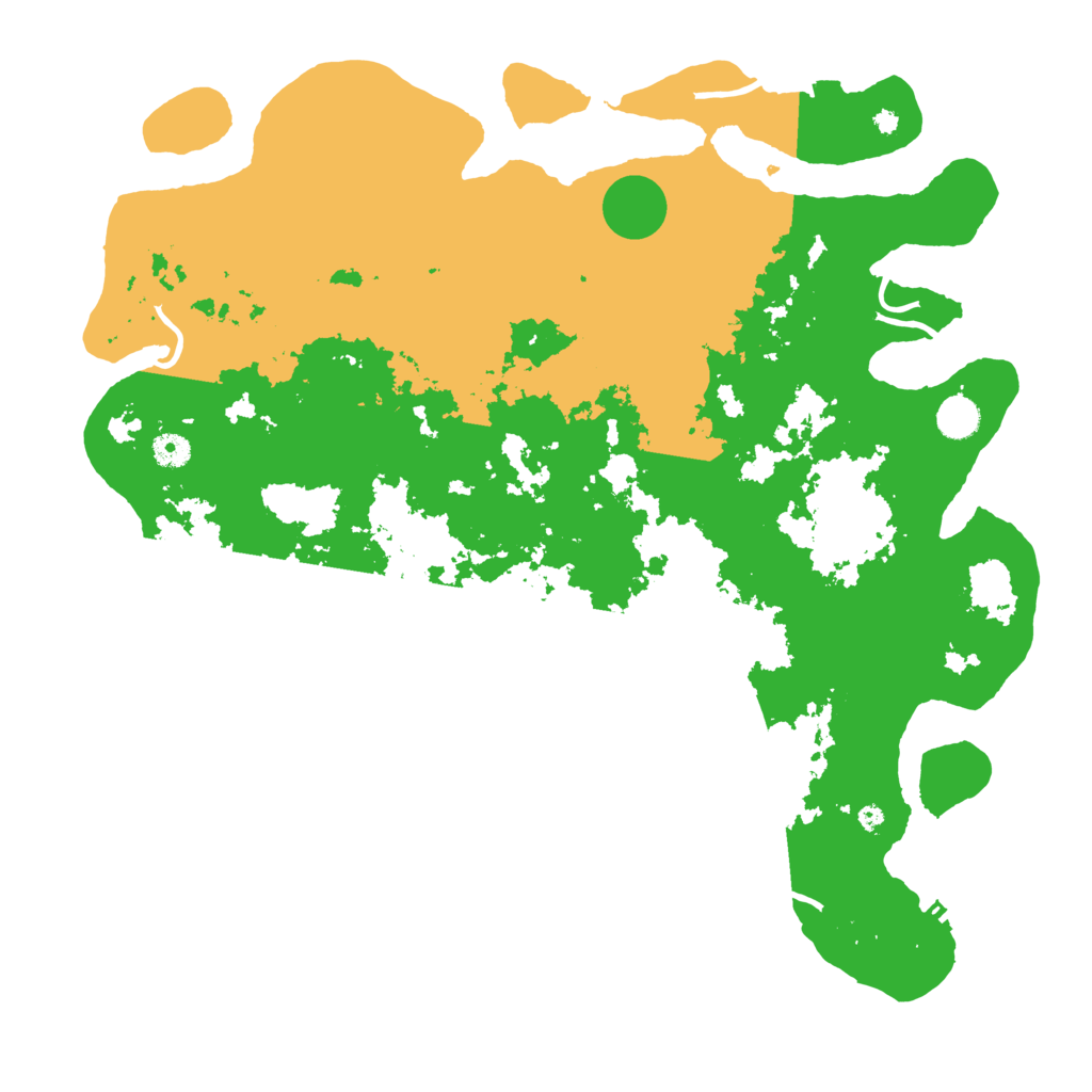 Biome Rust Map: Procedural Map, Size: 4500, Seed: 1240743184
