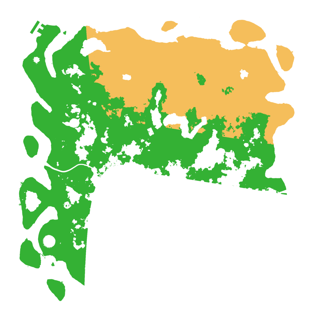 Biome Rust Map: Procedural Map, Size: 4500, Seed: 5048997