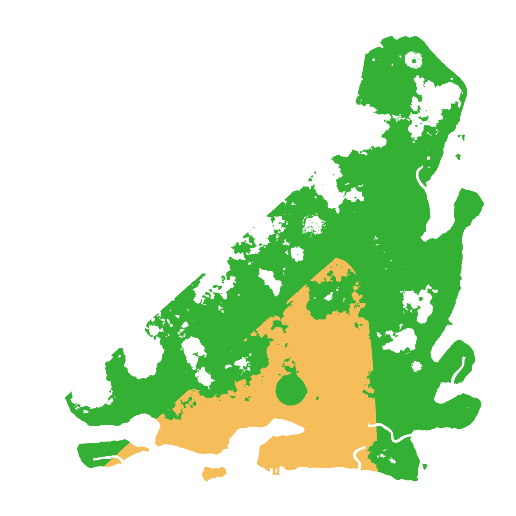 Biome Rust Map: Procedural Map, Size: 4500, Seed: 400200