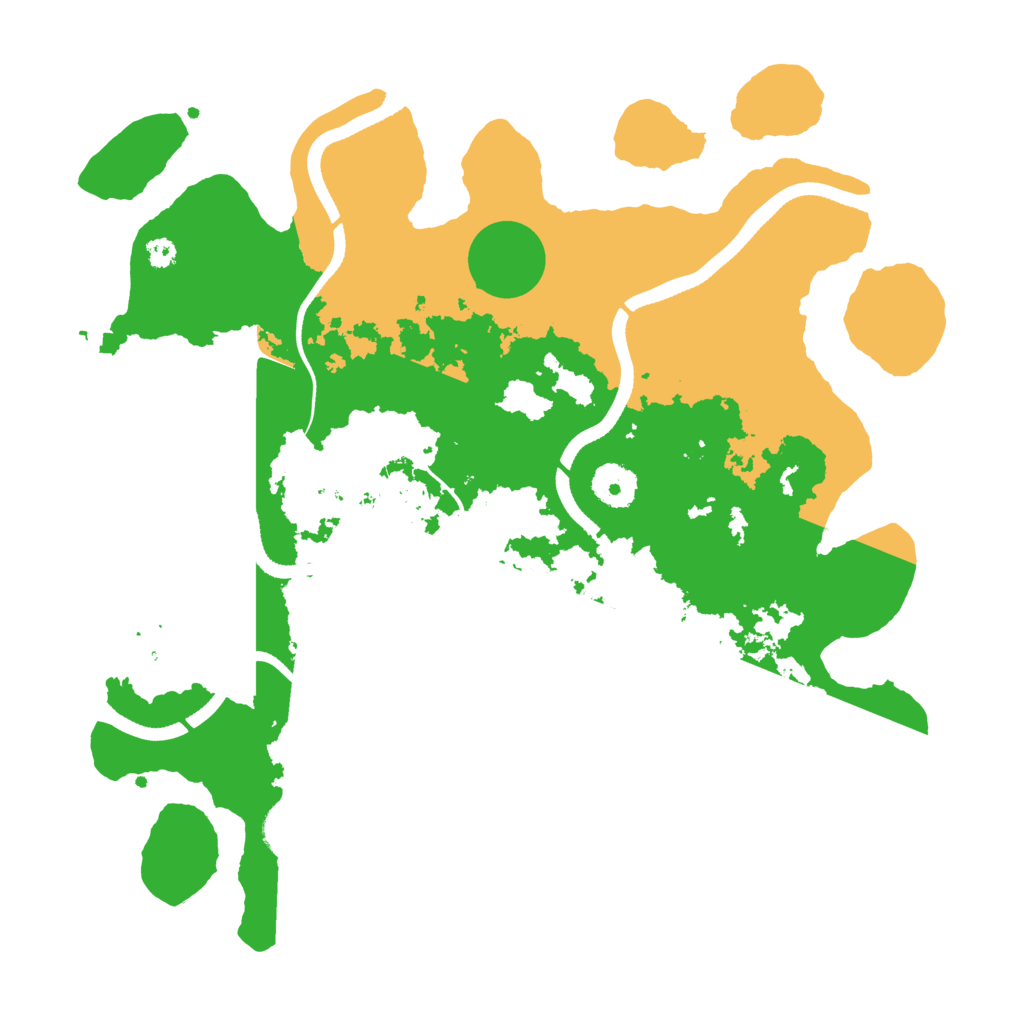 Biome Rust Map: Procedural Map, Size: 3500, Seed: 2106026336