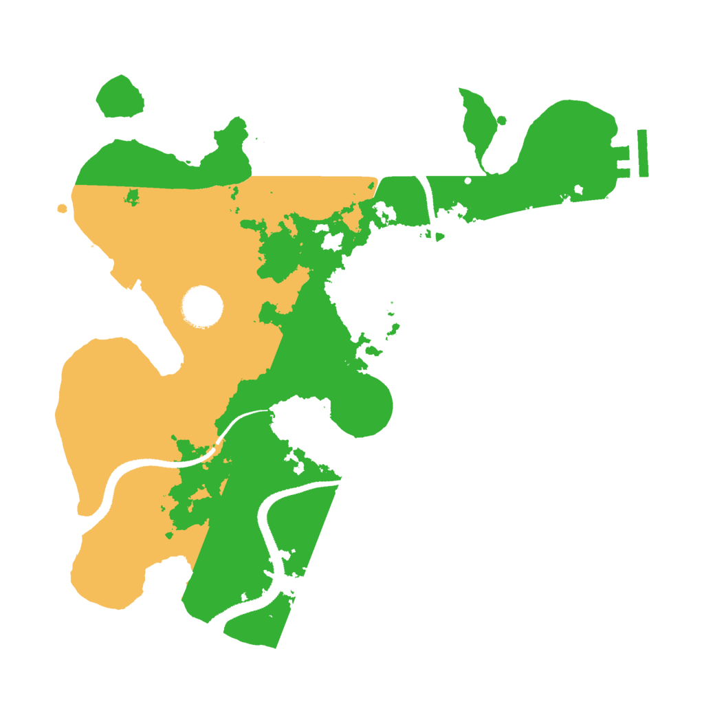 Biome Rust Map: Procedural Map, Size: 3000, Seed: 1170286048