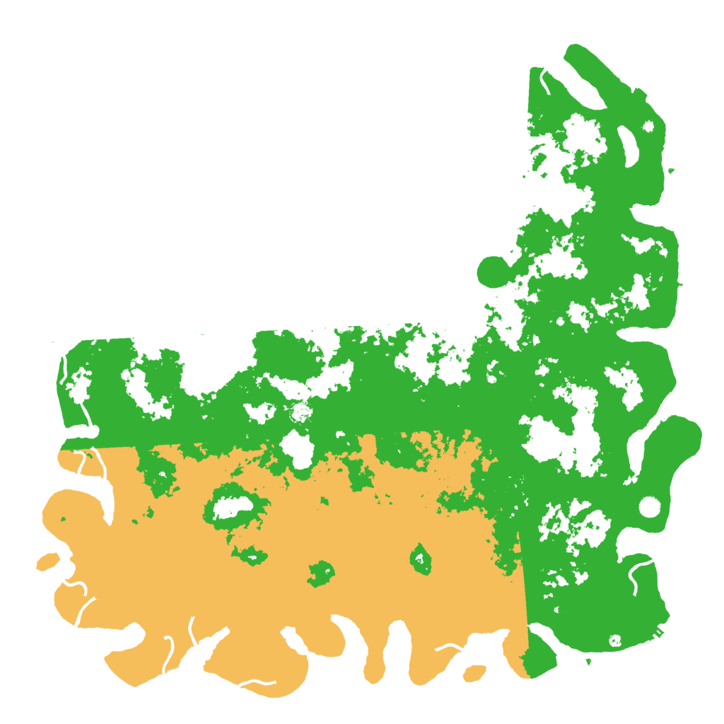 Biome Rust Map: Procedural Map, Size: 6000, Seed: 6662130
