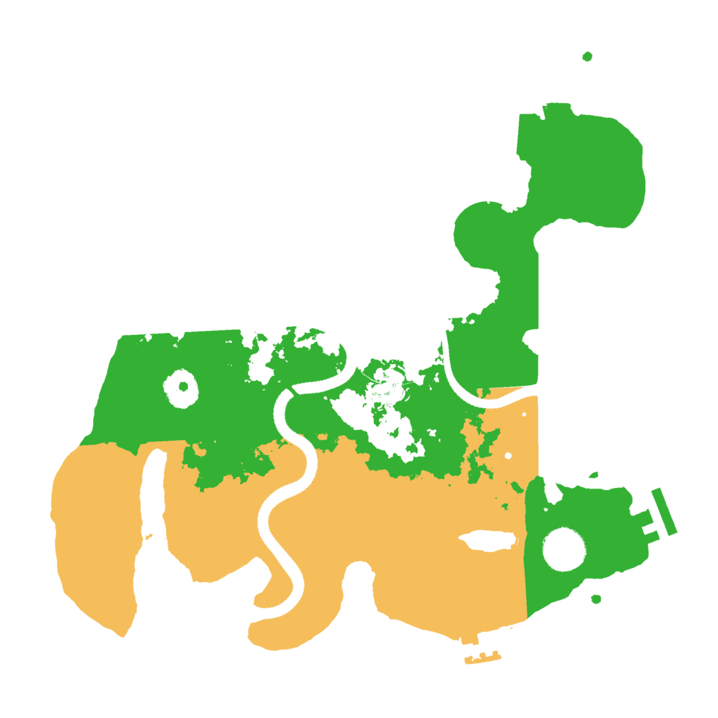 Biome Rust Map: Procedural Map, Size: 3000, Seed: 1169965667