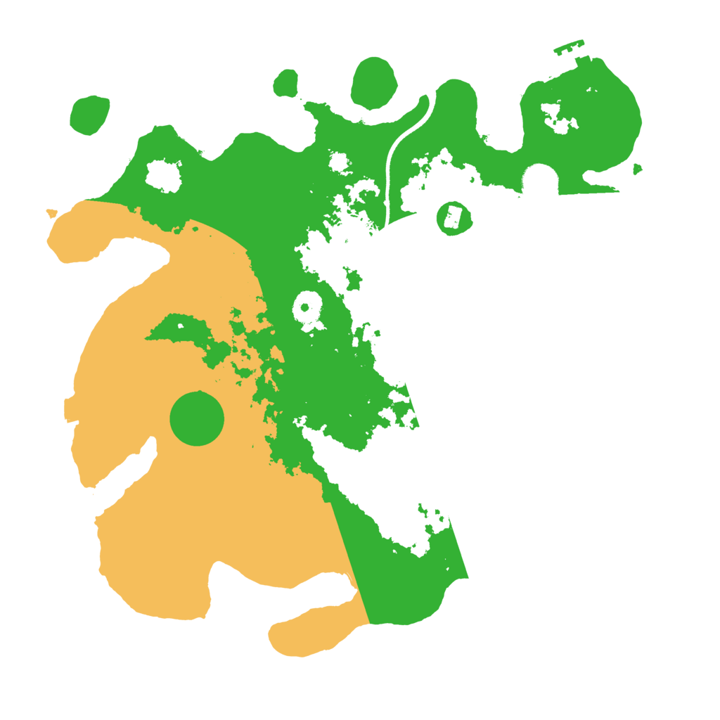 Biome Rust Map: Procedural Map, Size: 3500, Seed: 1779313673