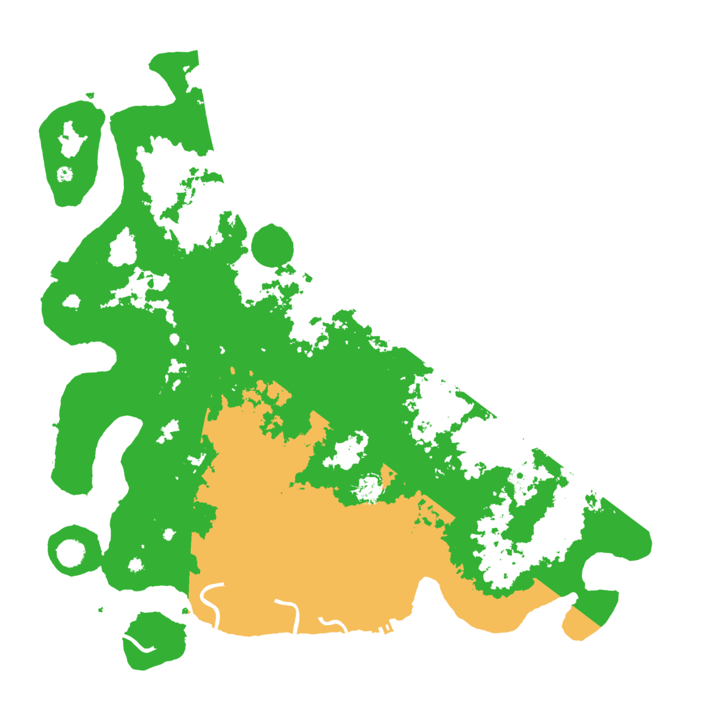 Biome Rust Map: Procedural Map, Size: 4500, Seed: 253459421