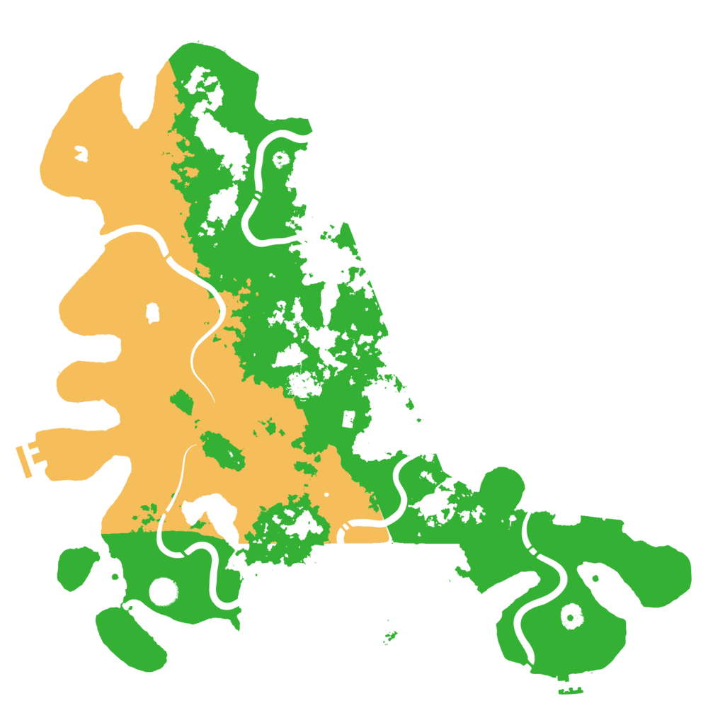 Biome Rust Map: Procedural Map, Size: 4500, Seed: 702006