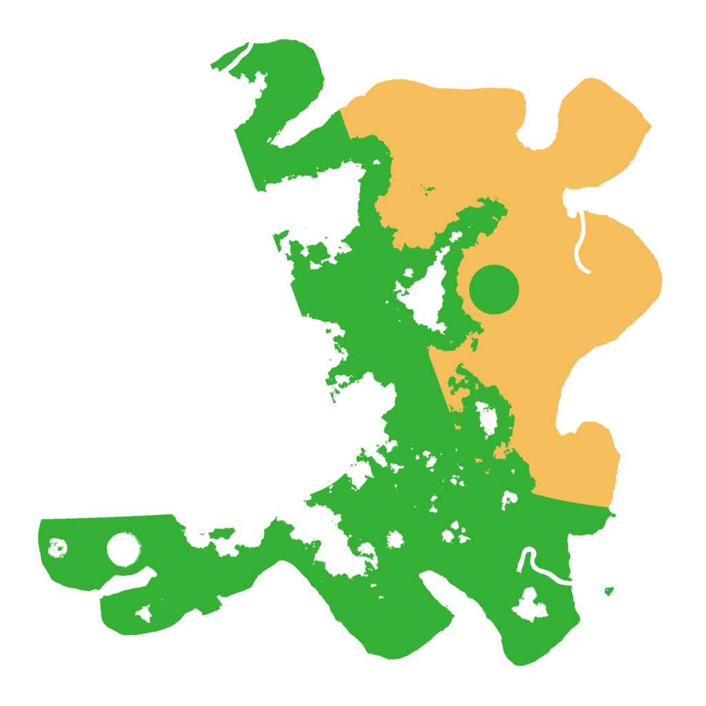 Biome Rust Map: Procedural Map, Size: 3750, Seed: 93402116