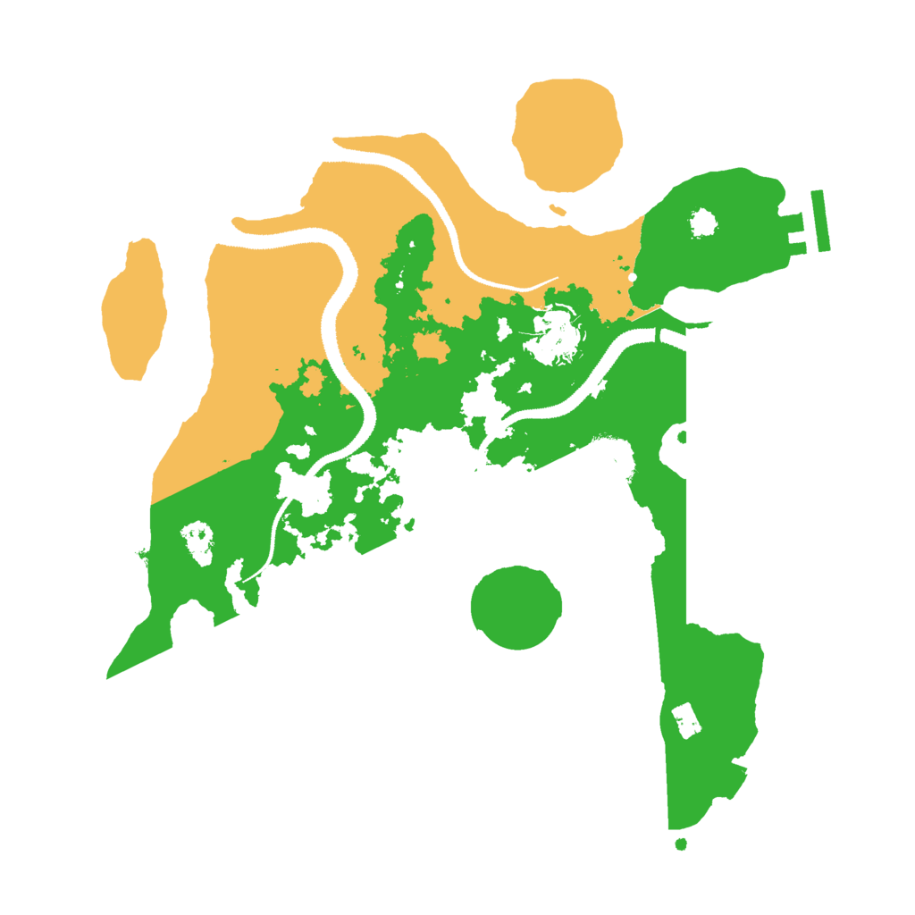 Biome Rust Map: Procedural Map, Size: 3000, Seed: 2141157405