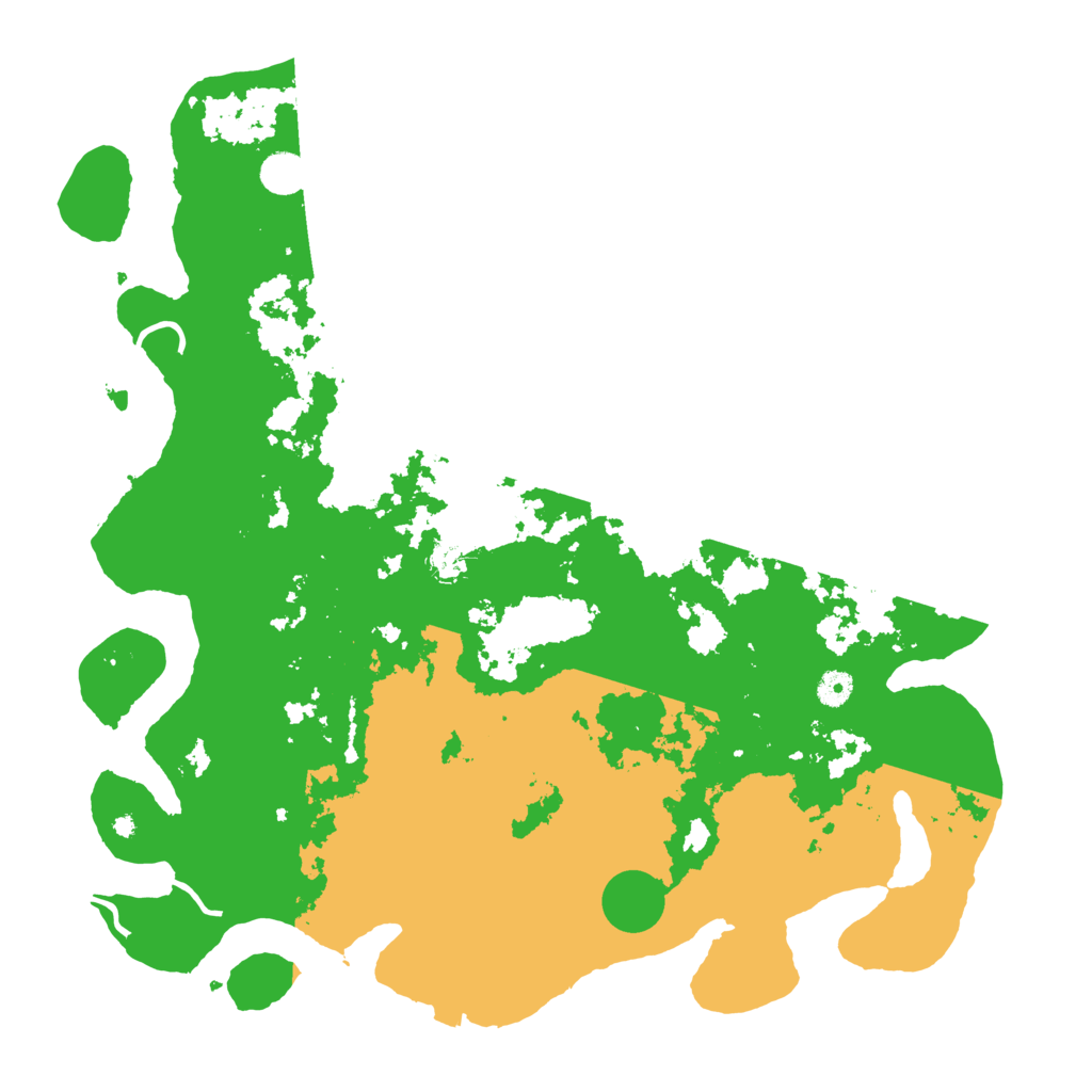 Biome Rust Map: Procedural Map, Size: 4600, Seed: 13825