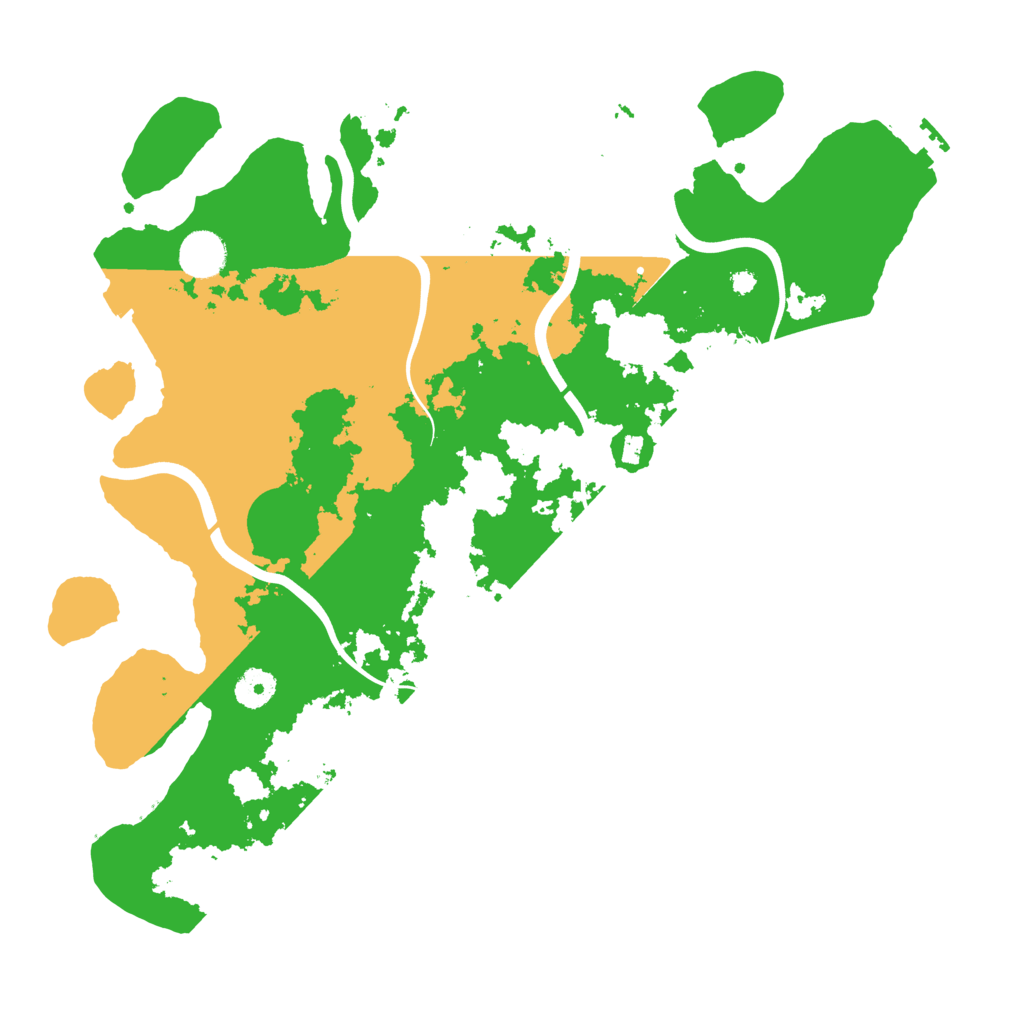 Biome Rust Map: Procedural Map, Size: 3900, Seed: 3850