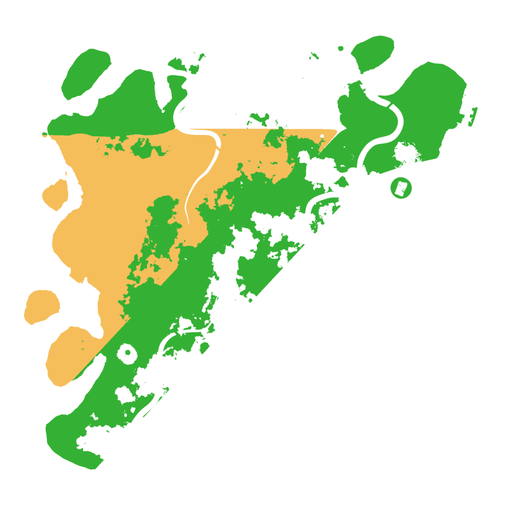 Biome Rust Map: Procedural Map, Size: 3900, Seed: 3850