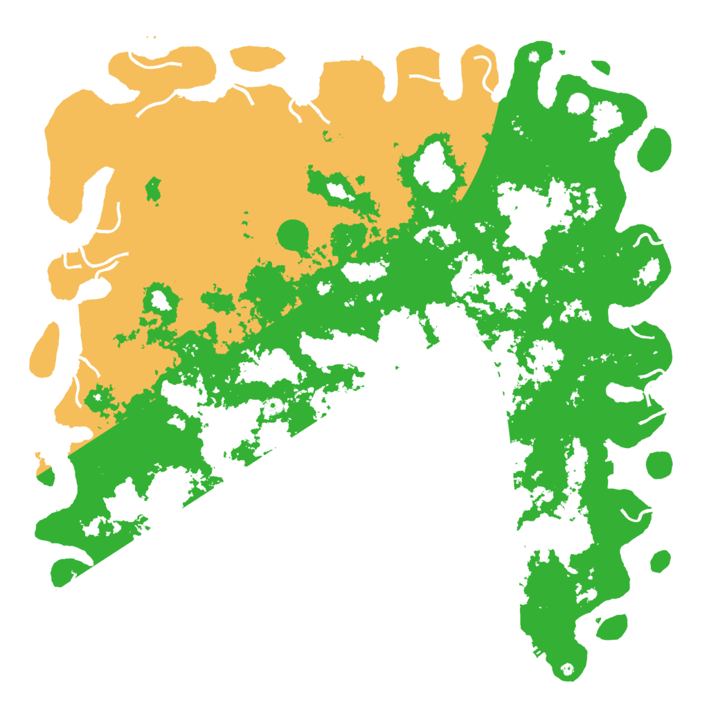 Biome Rust Map: Procedural Map, Size: 6000, Seed: 114996366