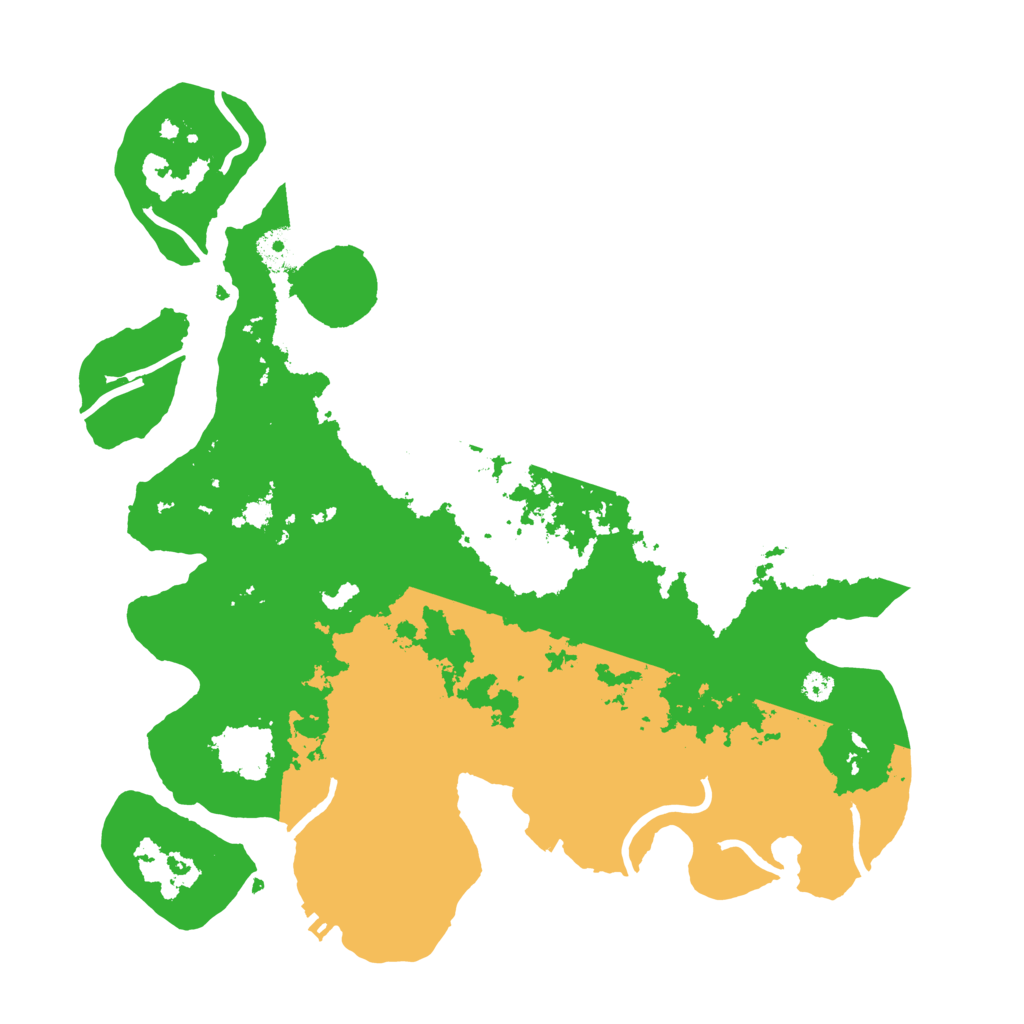 Biome Rust Map: Procedural Map, Size: 3500, Seed: 307784227