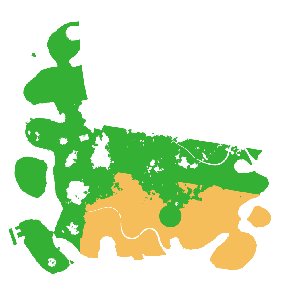 Biome Rust Map: Procedural Map, Size: 3500, Seed: 656321184