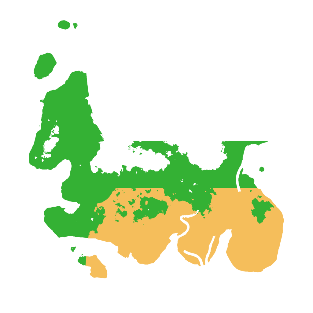 Biome Rust Map: Procedural Map, Size: 3000, Seed: 660138204