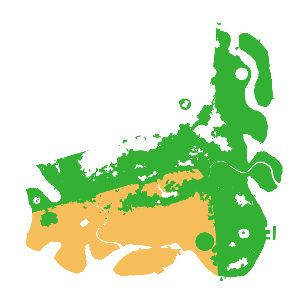 Biome Rust Map: Procedural Map, Size: 4250, Seed: 523879017