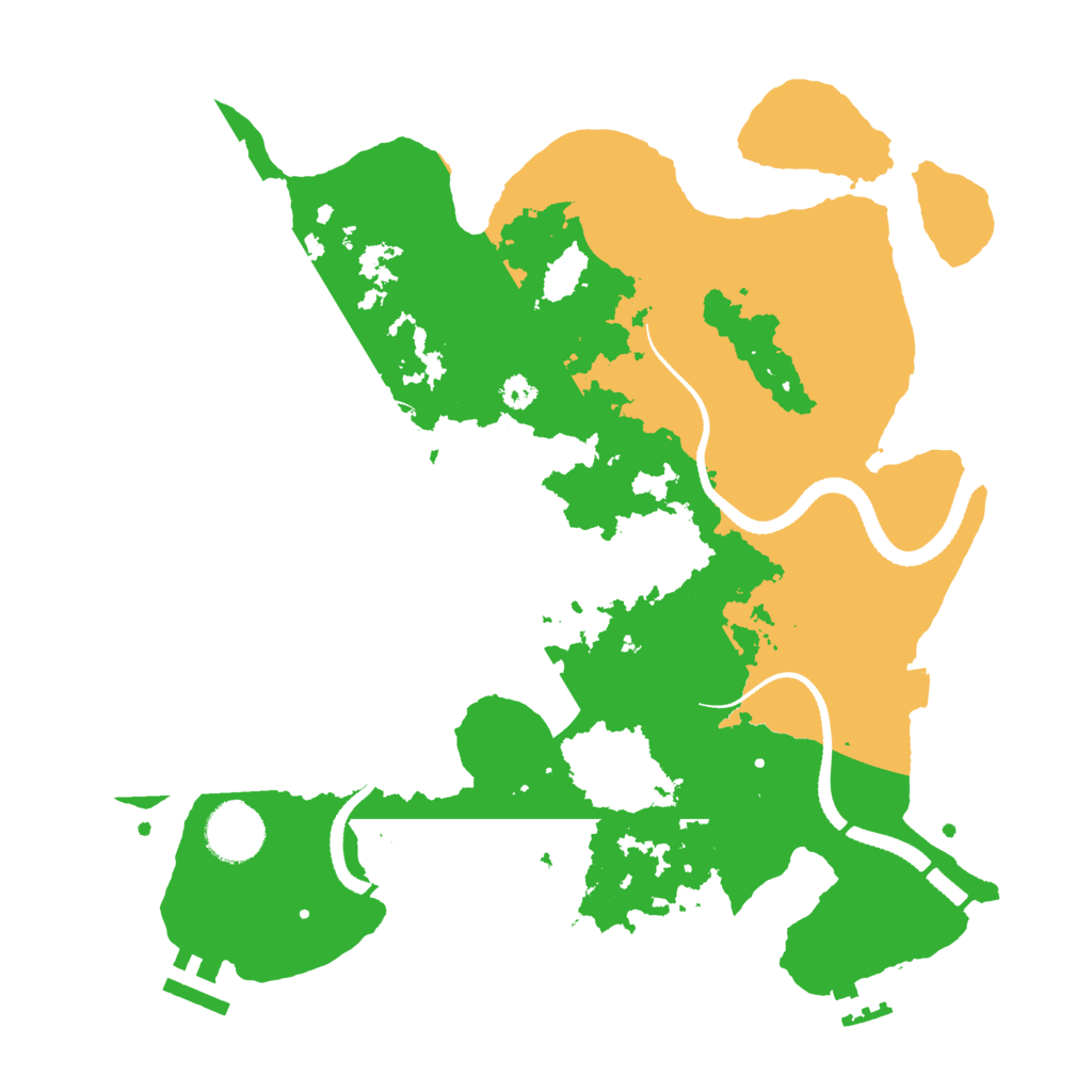 Biome Rust Map: Procedural Map, Size: 3250, Seed: 960973967