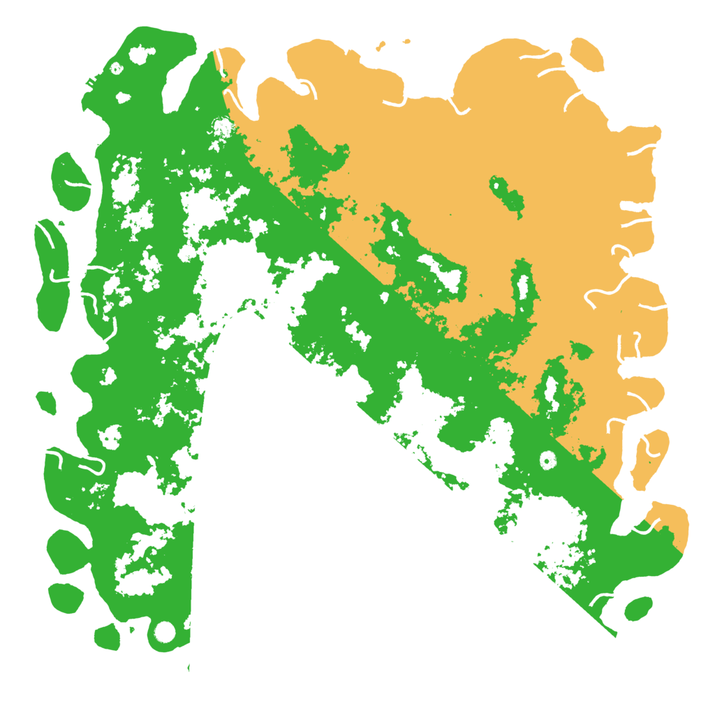 Biome Rust Map: Procedural Map, Size: 6000, Seed: 1395676655