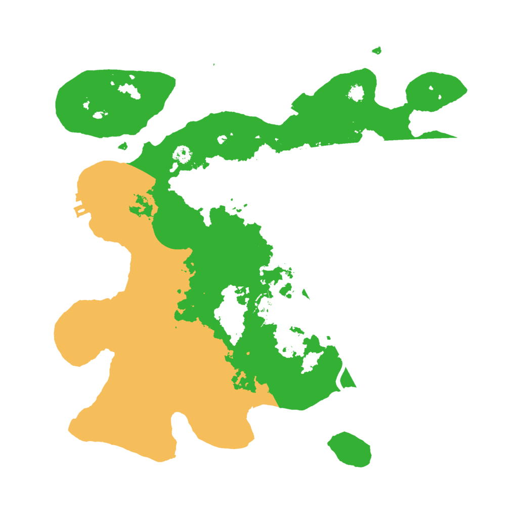 Biome Rust Map: Procedural Map, Size: 3000, Seed: 33546