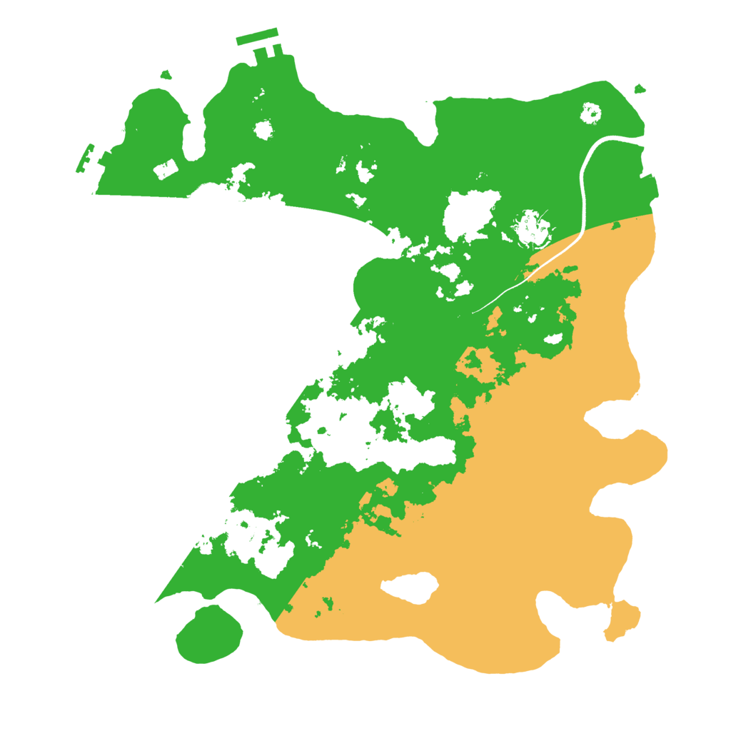 Biome Rust Map: Procedural Map, Size: 3500, Seed: 1819987320