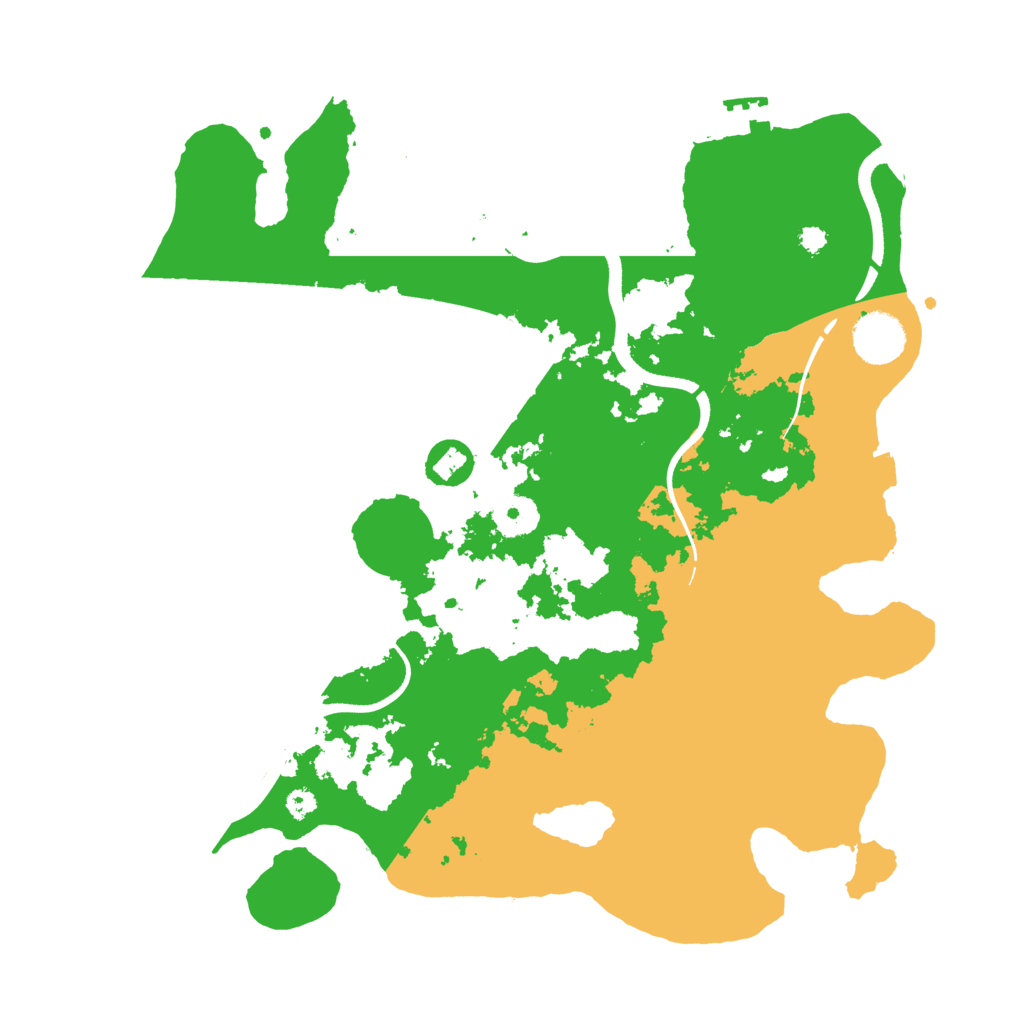 Biome Rust Map: Procedural Map, Size: 3500, Seed: 1819987320