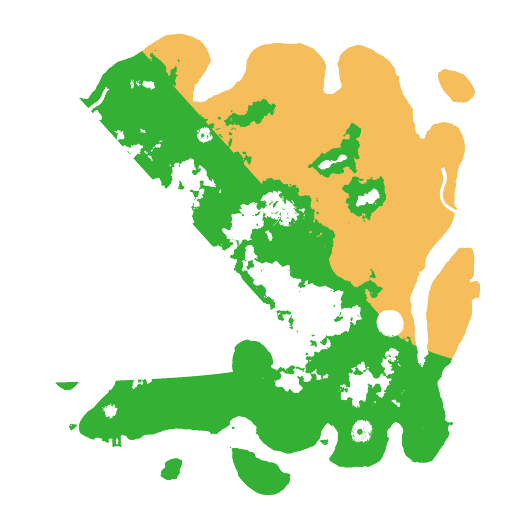 Biome Rust Map: Procedural Map, Size: 3600, Seed: 45917348