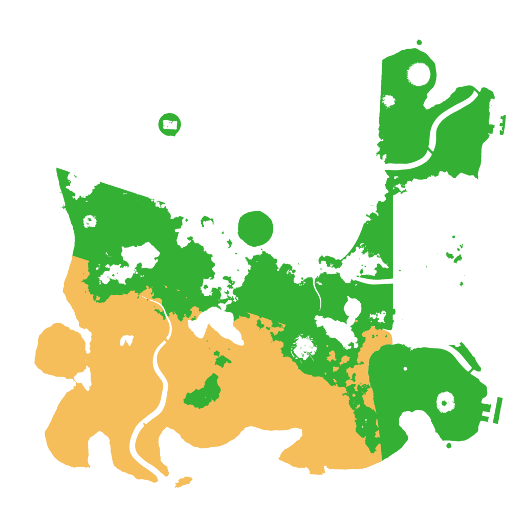 Biome Rust Map: Procedural Map, Size: 4000, Seed: 78451623