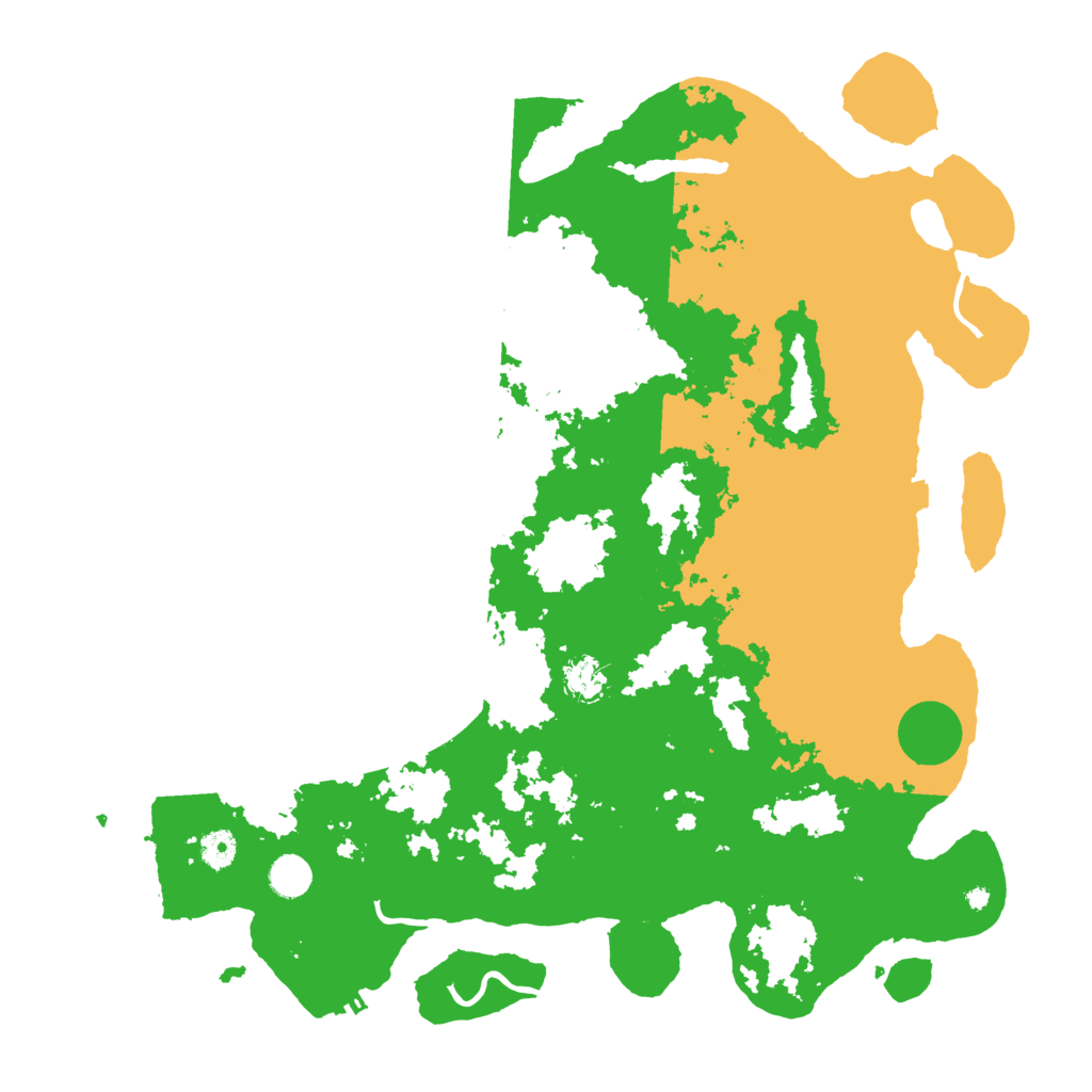 Biome Rust Map: Procedural Map, Size: 4500, Seed: 258457980