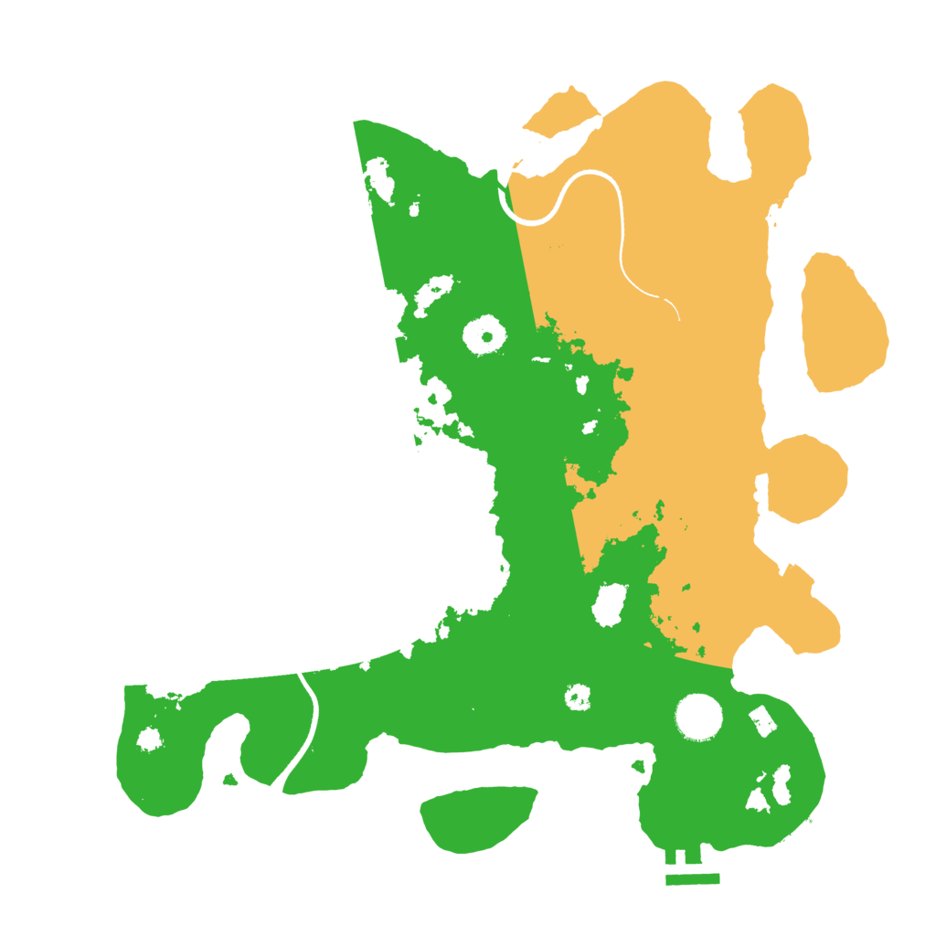 Biome Rust Map: Procedural Map, Size: 3500, Seed: 1325811087