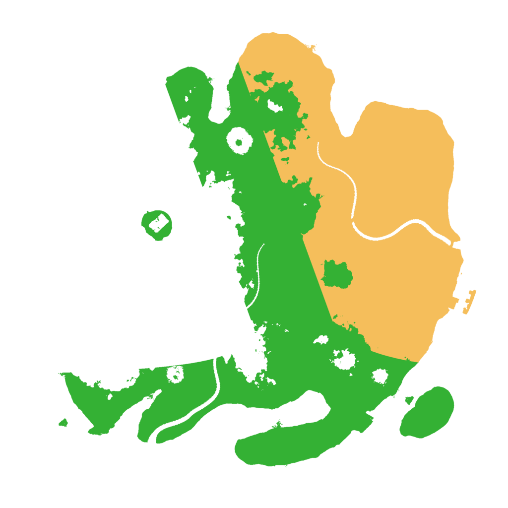 Biome Rust Map: Procedural Map, Size: 3000, Seed: 829503641